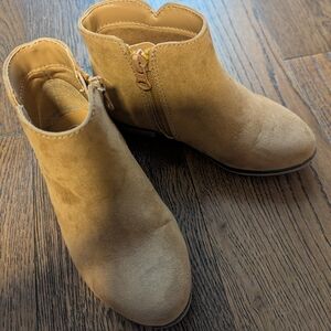 Cat & Jack Light Brown Ankle Booties